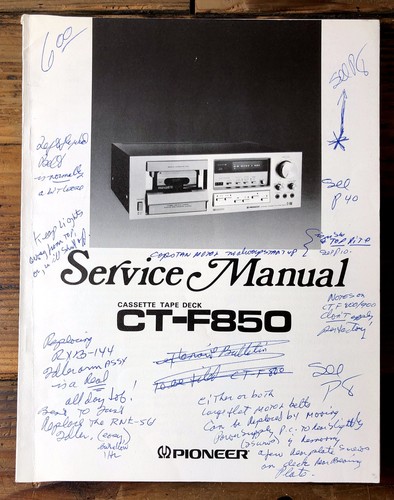 Pioneer f850 cassette deck - pioneer,