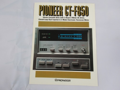 Pioneer f850 cassette tape - pioneer,